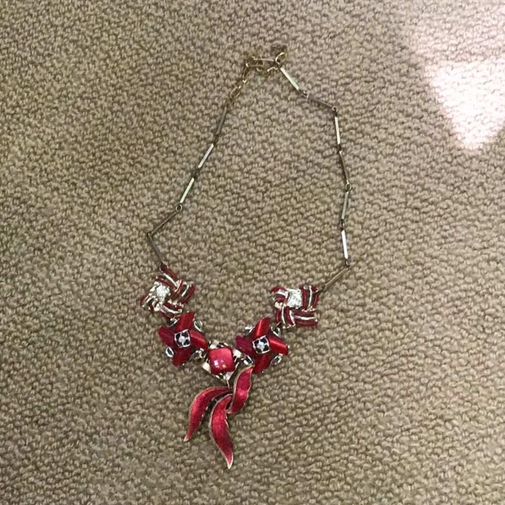 OOAK necklace vintage repurposed